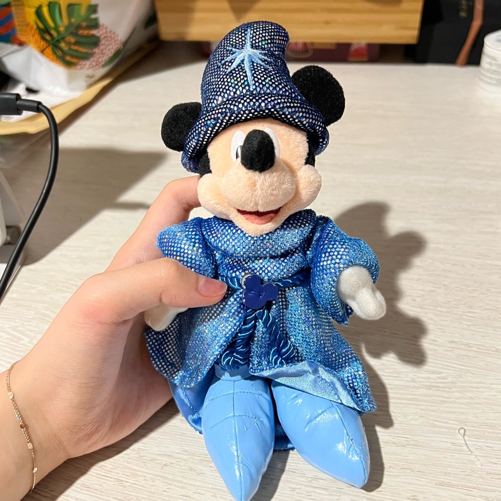 tokyo disneysea fantasmic mickey mouse plush keychain